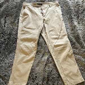 Banana Republic Tan Chino Sloan Pants - Classic Straight Fit